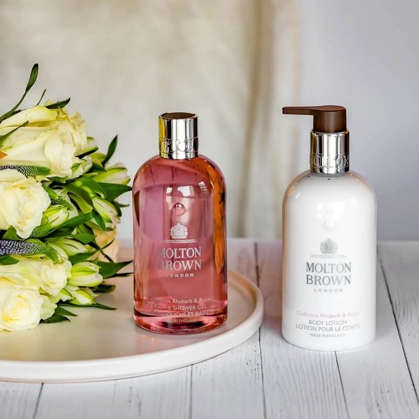 DELICIOUS RHUBARB & ROSE GEL DOUCHE ET BAIN - Maison d'exception boutique